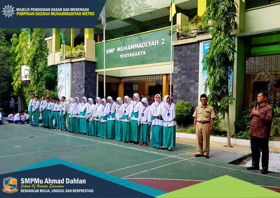 Penyerahan Siswa SMP Mu Ahmad Dahlan Student Exchange dan Goes to Pare 2018